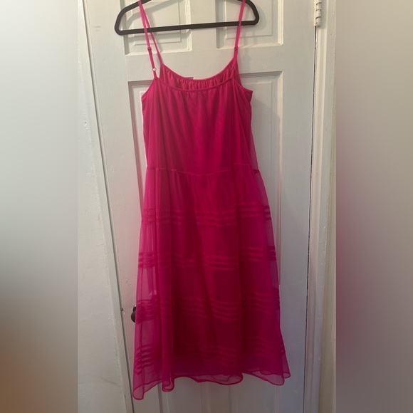 ASOS Mesh Cami Midi Dress (fits up to size 16) - Picture 8 of 11